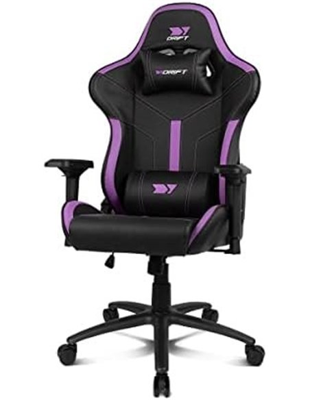 Drift DR350 Silla Gaming PU Reposabrazos 4D 150kg Púrpura