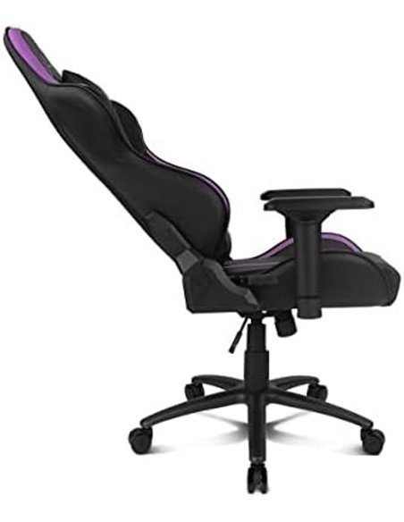 Drift DR350 Silla Gaming PU Reposabrazos 4D 150kg Púrpura