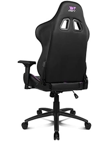 Drift DR350 Silla Gaming PU Reposabrazos 4D 150kg Púrpura