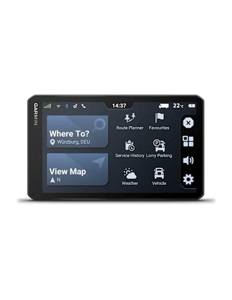Garmin LGV720 Navegador GPS para Camión 6.95" 32GB Wi-Fi Bluetooth Negro
