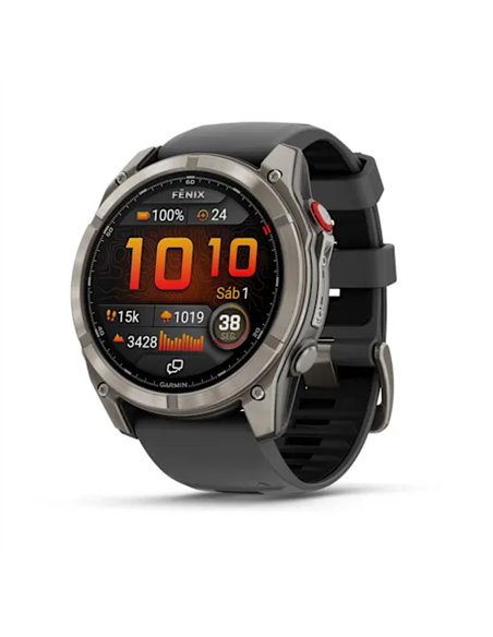 Garmin Fenix 8 Pro Smartwatch GPS 51mm AMOLED Zafiro Titanio Gris/Negro