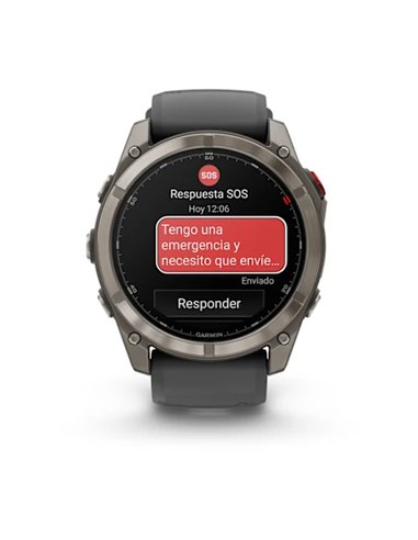 Garmin Fenix 8 Pro Smartwatch GPS 51mm AMOLED Zafiro Titanio Gris/Negro