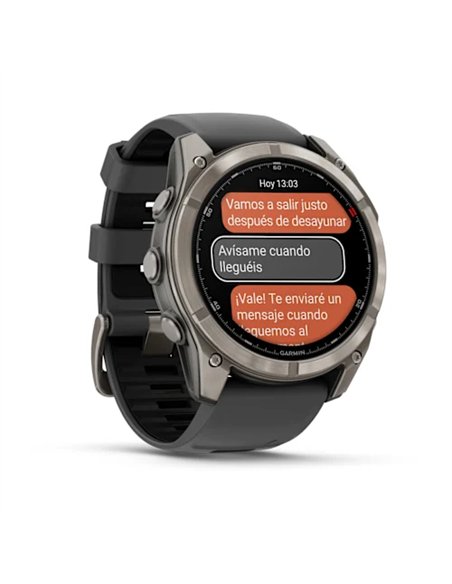 Garmin Fenix 8 Pro Smartwatch GPS 51mm AMOLED Zafiro Titanio Gris/Negro