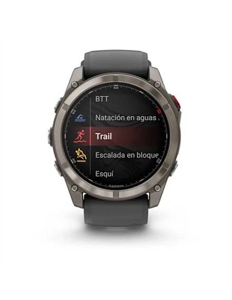Garmin Fenix 8 Pro Smartwatch GPS 51mm AMOLED Zafiro Titanio Gris/Negro