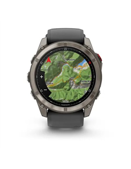 Garmin Fenix 8 Pro Smartwatch GPS 51mm AMOLED Zafiro Titanio Gris/Negro