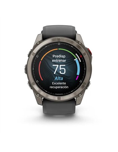 Garmin Fenix 8 Pro Smartwatch GPS 51mm AMOLED Zafiro Titanio Gris/Negro
