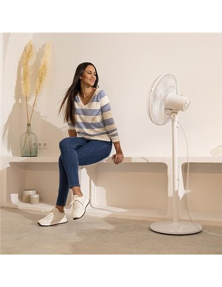 Cecotec EnergySilence 535 2in1 Ventilador de pie y de sobremesa, 40W
