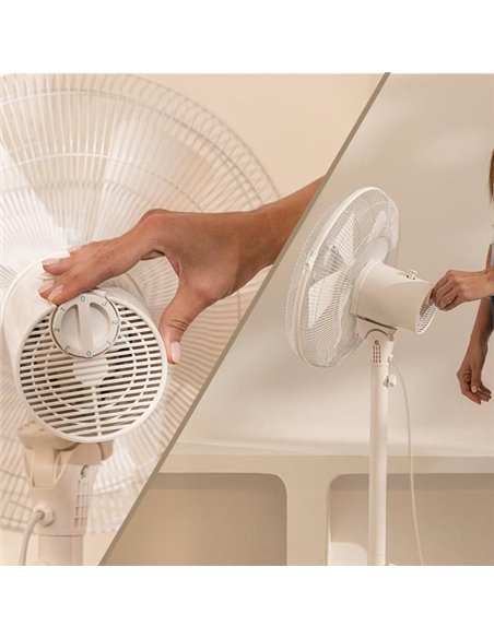 Cecotec EnergySilence 535 2in1 Ventilador de pie y de sobremesa, 40W