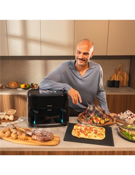 Cecotec Cecofry&grill Smokin'prime 11000 Freidora de Aire 11L 2800W con Ahumador Integrado