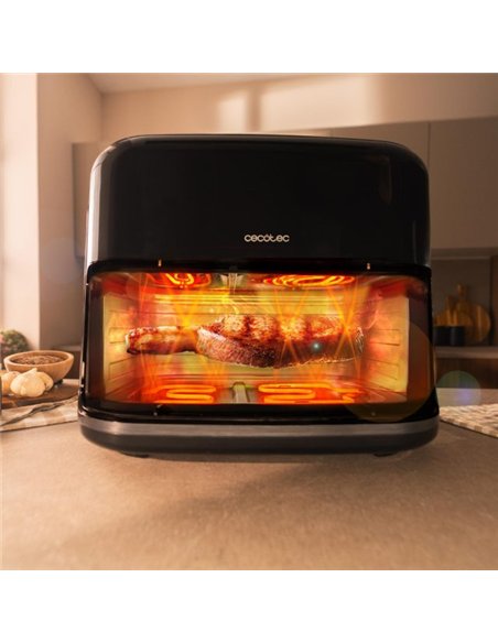 Cecotec Cecofry&grill Smokin'prime 11000 Freidora de Aire 11L 2800W con Ahumador Integrado