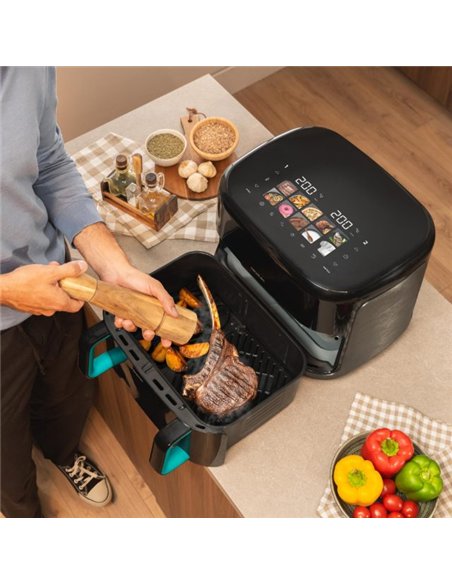 Cecotec Cecofry&grill Smokin'prime 11000 Freidora de Aire 11L 2800W con Ahumador Integrado