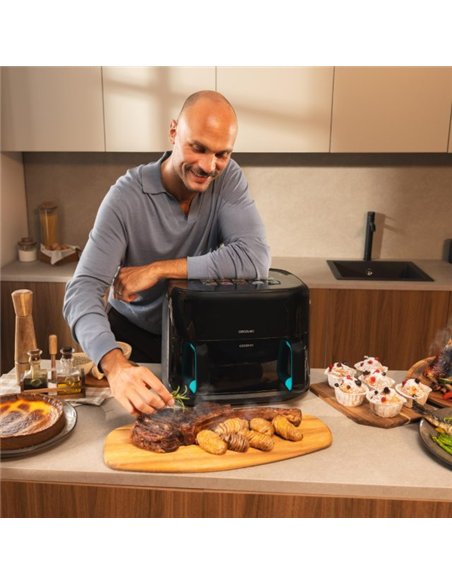 Cecotec Cecofry&grill Smokin'prime 11000 Freidora de Aire 11L 2800W con Ahumador Integrado