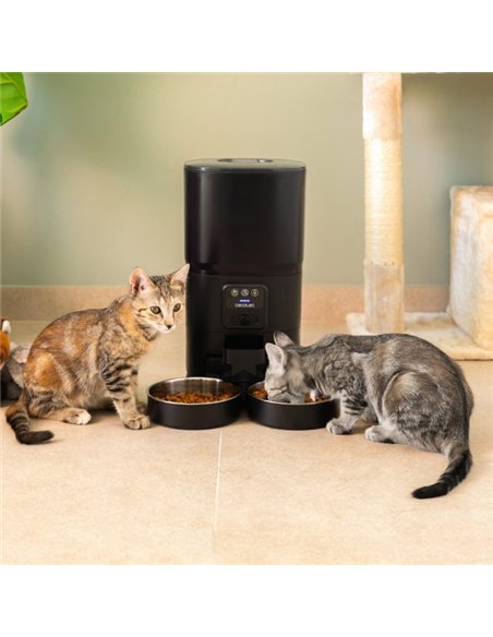 Cecotec Pumba 8600 Double Meal Vision Comedero Automático para Mascotas 5L con Cámara