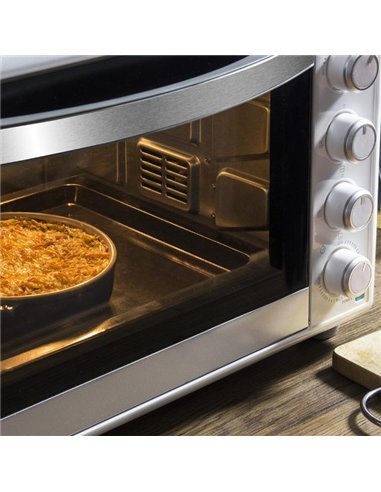 Cecotec Bake&Toast 4600 White Gyro Horno de Sobremesa 46L 2000W Blanco