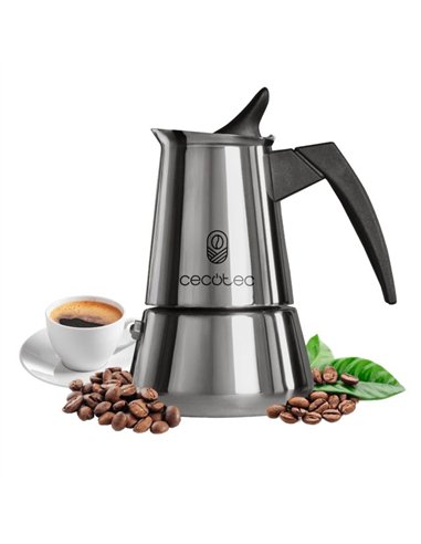 Cecotec Piccolina 200 Cafetera Italiana 2 Tazas 200ml Aluminio