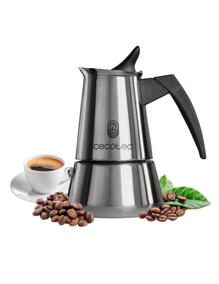 Cecotec Piccolina 200 Cafetera Italiana 2 Tazas 200ml Aluminio