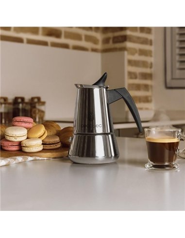 Cecotec Piccolina 200 Cafetera Italiana 2 Tazas 200ml Aluminio