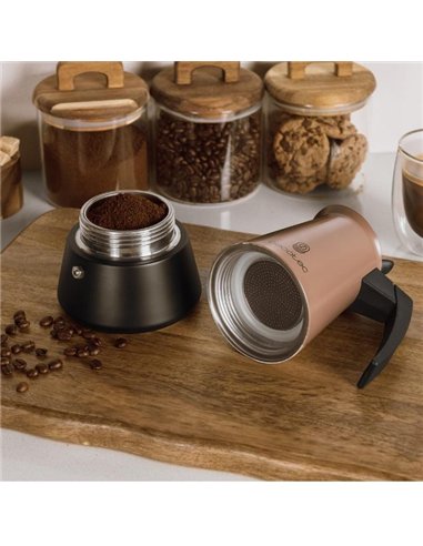 Cecotec Piccolina 200 Cafetera Italiana 2 Tazas 200ml Aluminio