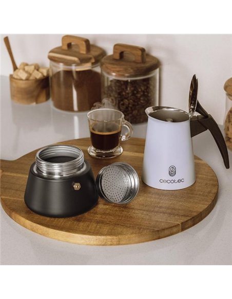 Cecotec Piccolina 200 Cafetera Italiana 2 Tazas 200ml Aluminio