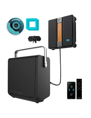 Cecotec Conga Windroid W100 Station Robot Limpiacristales con Estación de Autovaciado Blanco