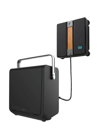 Cecotec Conga Windroid W100 Station Robot Limpiacristales con Estación de Autovaciado Blanco