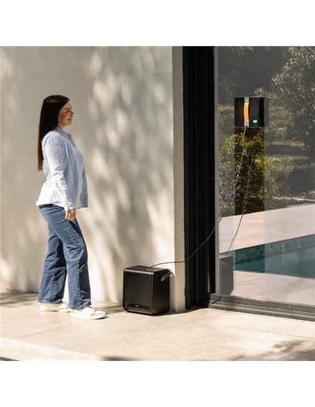 Cecotec Conga Windroid W100 Station Robot Limpiacristales con Estación de Autovaciado Blanco