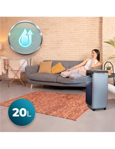 Cecotec ForceClima 7900 SmartTouch Aire Acondicionado Portátil 7000 BTU Wi-Fi Blanco