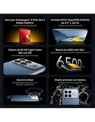 POCO F8 Ultra 16/512GB 5G Denim Blue Smartphone