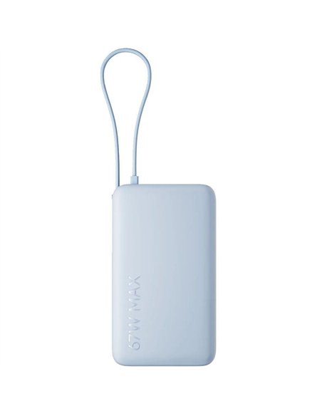 Xiaomi Power Bank 10000 mAh 67W con Cable Integrado Azul