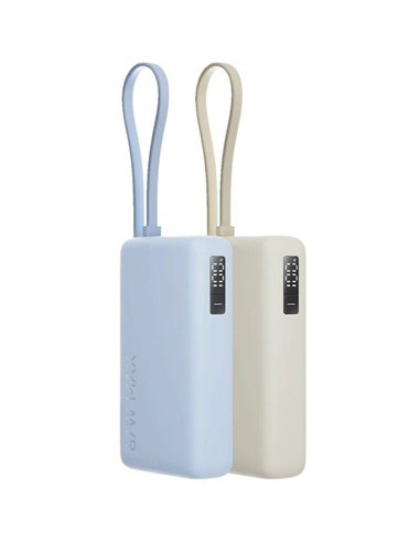 Xiaomi Power Bank 10000 mAh 67W con Cable Integrado Azul