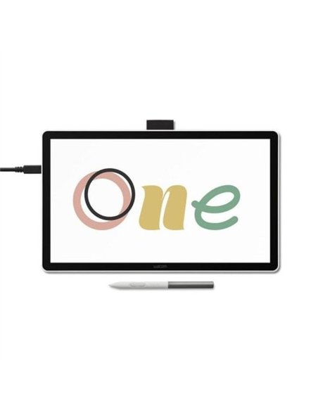 Wacom One 14 Pantalla Interactiva 14" Full HD IPS con Lápiz EMR USB-C