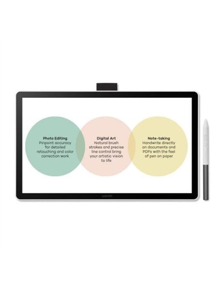 Wacom One 14 Pantalla Interactiva 14" Full HD IPS con Lápiz EMR USB-C