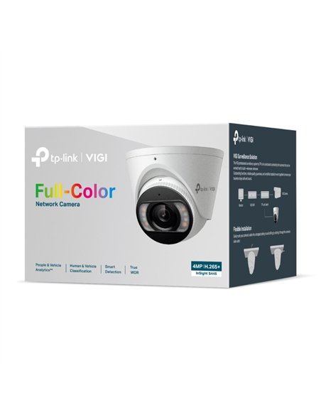 TP-Link VIGI InSight S445 Cámara IP Turret 4MP Full-Color 2.8mm PoE H.265+ IP67
