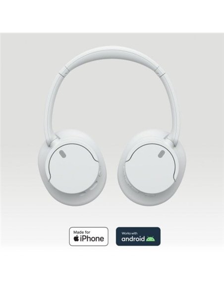 Sony WH-CH720NW Auriculares Bluetooth con Cancelación de Ruido Blancos