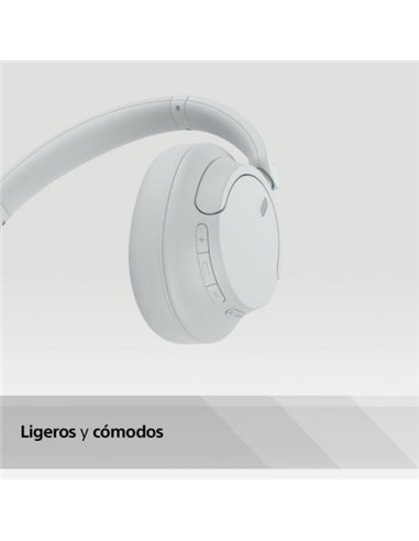 Sony WH-CH720NW Auriculares Bluetooth con Cancelación de Ruido Blancos
