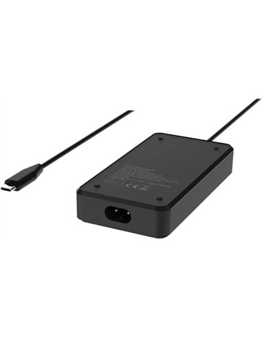 Nilox NXBGAN90W Cargador de Pared GaN 90W USB-C Negro