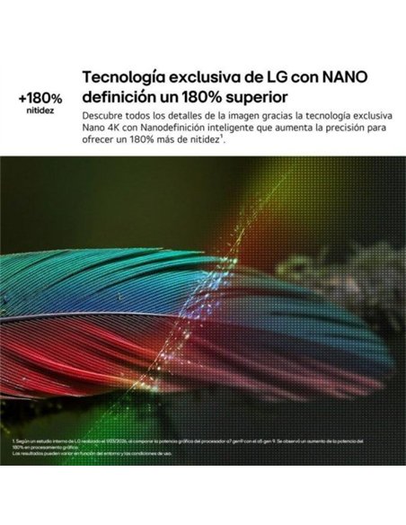 LG 43NU850B6LA 43" LED NanoCell 4K Ultra HD Webos AI Televisor