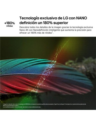 LG 65NU850B6LA 65" LED NanoCell 4K Ultra HD Webos AI Televisor