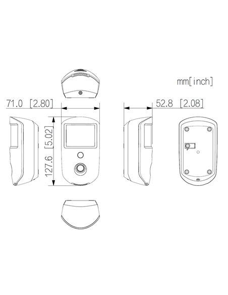 Dahua DHI-ARD1731-W2(868) Detector PIR con Cámara Inalámbrico 868 MHz