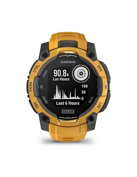 Garmin Instinct 3 Solar 45mm GPS Naranja Smartwatch