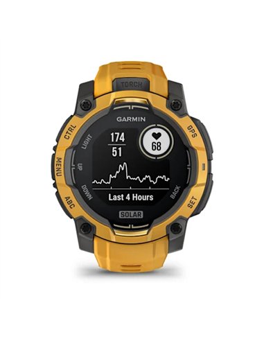 Garmin Instinct 3 Solar 45mm GPS Naranja Smartwatch
