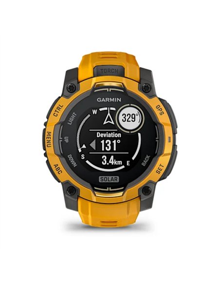 Garmin Instinct 3 Solar 45mm GPS Naranja Smartwatch