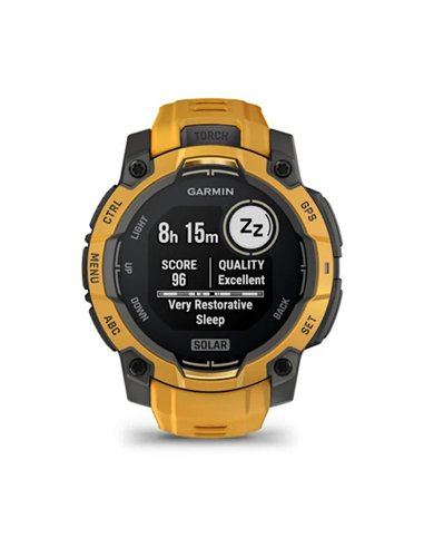 Garmin Instinct 3 Solar 45mm GPS Naranja Smartwatch