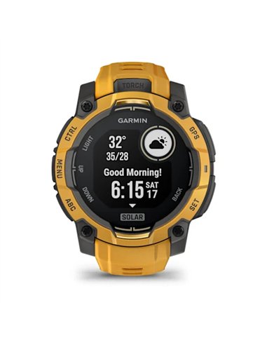Garmin Instinct 3 Solar 45mm GPS Naranja Smartwatch