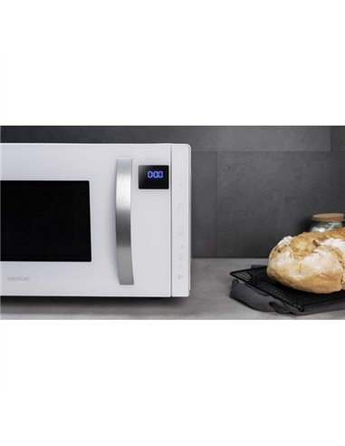 Cecotec GrandHeat 2300 Flatbed Touch Microondas sin Plato 23L 800W Blanco