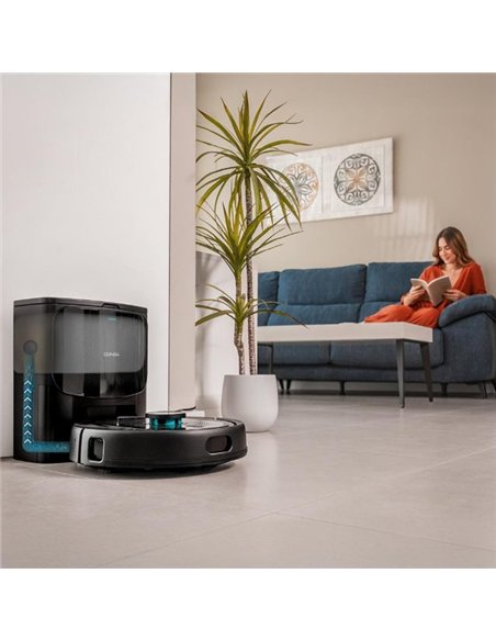 Cecotec Conga 9990 AI Spin Revolution Ultra Power Home Robot Aspirador 20000Pa con Base de Autovaciado