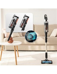 Cecotec Conga Rockstar S30 Flex Aspirador Vertical 240W 80AW 20kPa Tubo Flexible