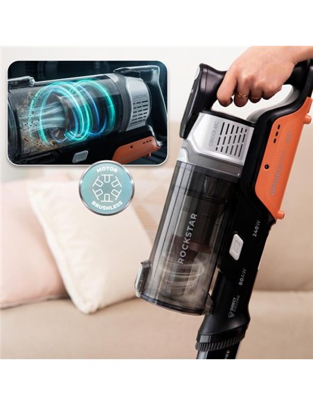Cecotec Conga Rockstar S30 Flex Aspirador Vertical 240W 80AW 20kPa Tubo Flexible