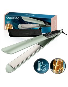 Cecotec Lisse Keratin Essence Olive Plancha de Pelo con Revestimiento de Queratina y Aceite de Argán