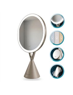 Cecotec FaceCare Mirror Espejo de Maquillaje LED Recargable con Aumento 10x